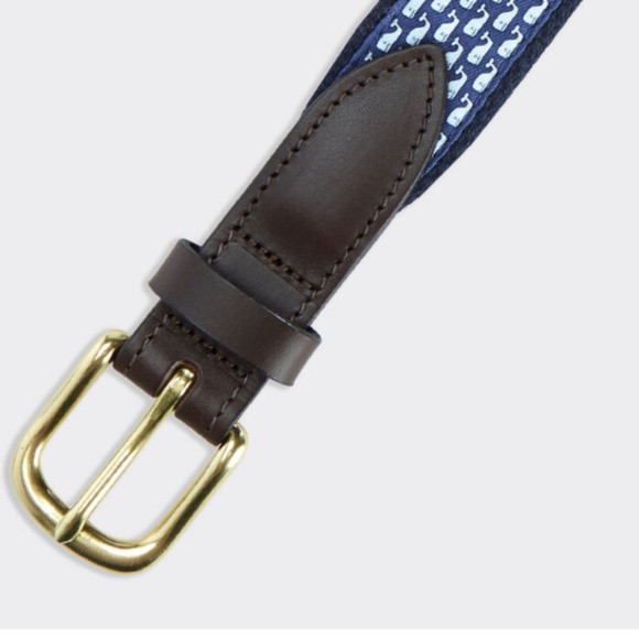 VINEYARD VINES/Boy's Classic Whale Club Canvas Belt - Picture 2 of 8